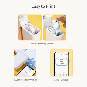 Niimbot D101 Wireless Label Printer Portable Pocket Sticker Printer Mini Bluetooth Thermal Printer Fast Printing Home Use Office