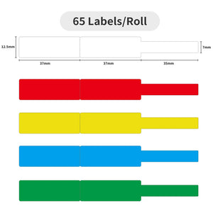 NIIMBOT Sticker Self-adhesive Label Thermal Papers for D11 D101 D110 Mini Printer White Colorful Waterproof Cable Tape Rolls