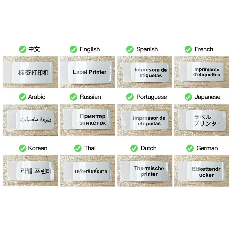 NiiMBOT D101 D11 D110 Label Thermal Sticker White Adhesive Paper Waterproof 3/5/10 Rolls Papers Cheapest official for Printer