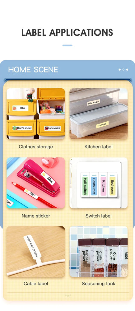 300dpi Niimbot D11 Mini Portable Thermal Printer Thermal Adhesive Label Maker Lightweight Printer For Stickers Label Machine New