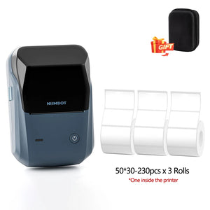 Niimbot B1 Mini Printer Portable Thermal Printer Adhesive Label Wireless Bluetooth Labeler Inkless Sticker Labeling Machine