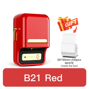 Niimbot B21 Portable Label Printer Wireless Bluetooth Label Maker Multifunctional Self-adhesive Pocket Label Machine