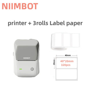 Quality product Niimbot B1 Label Printer Portable Handheld Thermal  Mini Barcode QR Code Sticker Sticky note Rolls Maker