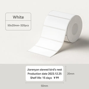 NIIMBOT B21/B1/B3S White Thermal Label Sticker Paper Printable 20-50mm