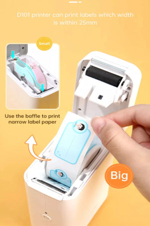 Niimbot D101 Wireless Label Printer Portable Pocket Sticker Printer Mini Bluetooth Thermal Printer Fast Printing Home Use Office