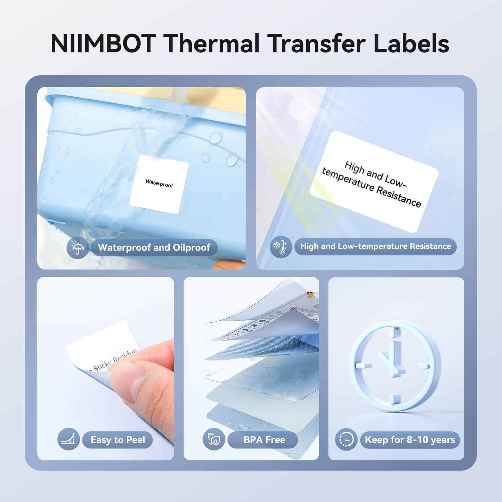 Thermal Transfer Label Printer Labels for M2, M3-4