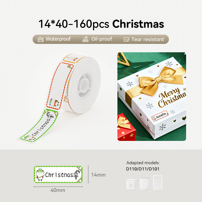 Seasonal Label for D11, D110, D101-10