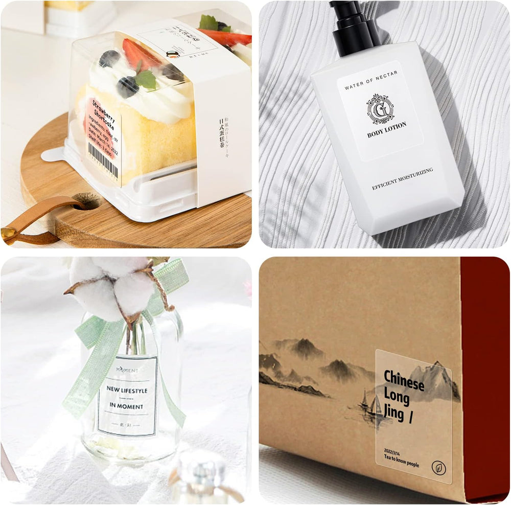 NIIMBOT B21/B1/B3s Transparent Label Printing Paper Name Sticker Waterproof Circle/square Thermal Label paper