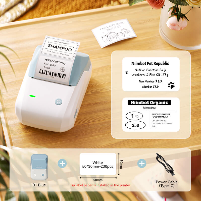NIIMBOT B1 Multifunctional Office Label Printer