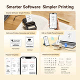 B21 Pro 300dpi Label Printer, Photo Printing, Bluetooth Connection for Home, Business, Office