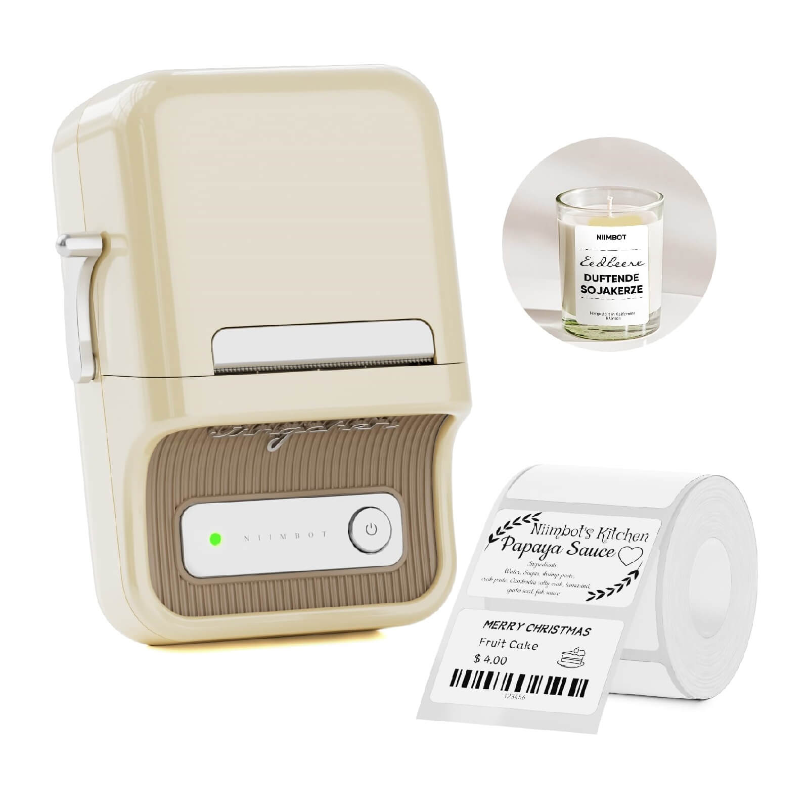 B21 Bluetooth Thermal Label Printer, Efficient for Home, Office, Business-1