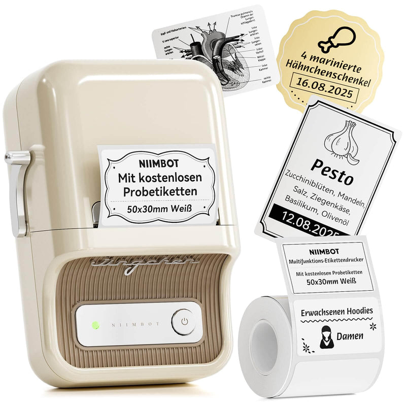 B21 Bluetooth Thermal Kitchen Storage Labels Printer, Efficient for Home, Support PC&Phone-11