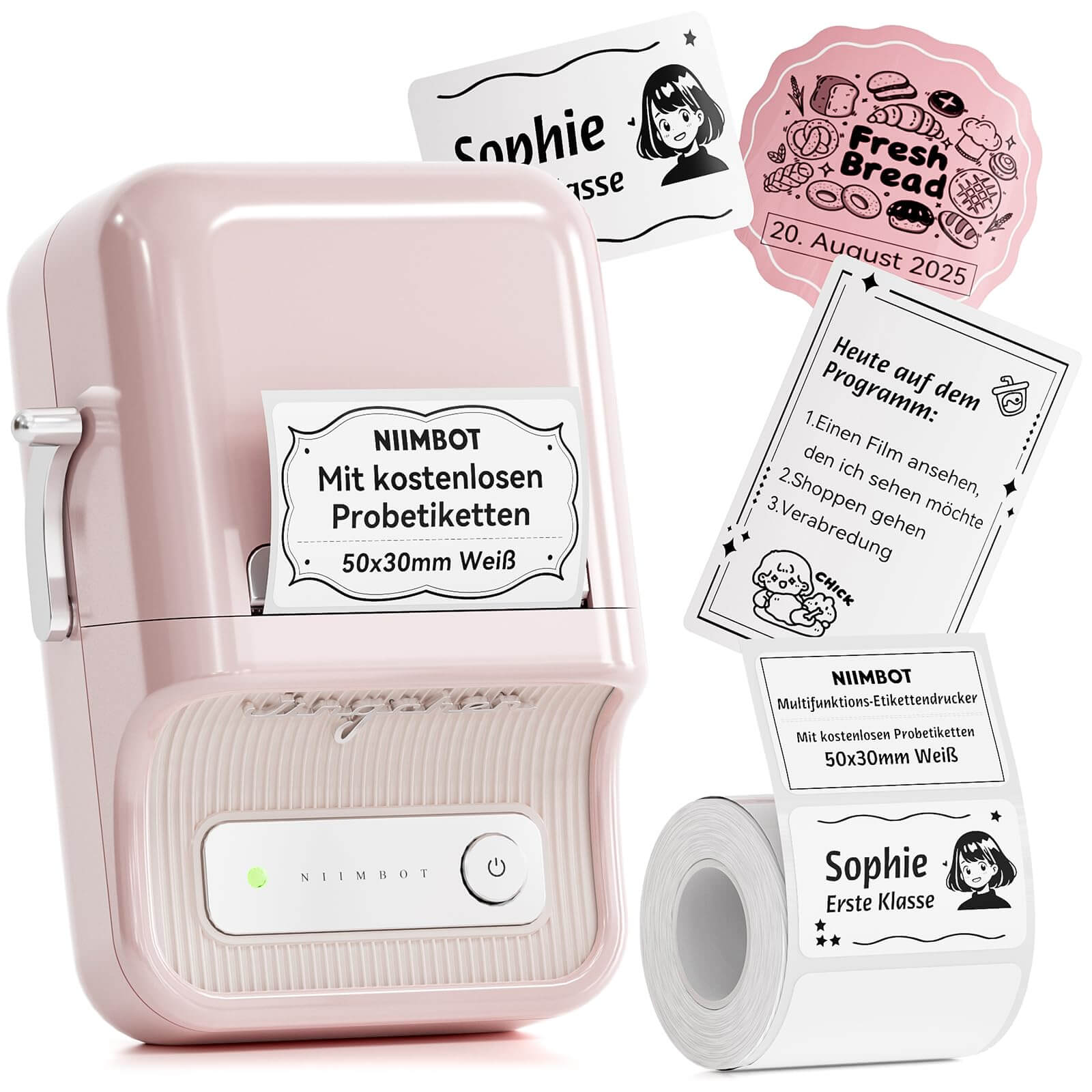 B21 Bluetooth Thermal Kitchen Storage Labels Printer, Efficient for Home, Support PC&Phone-16