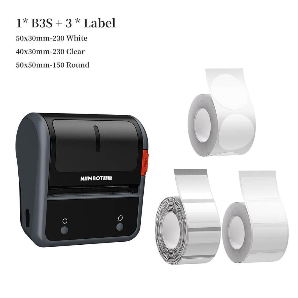 NIIMBOT B3S Label Maker and Label Tape Set - NIIMBOT