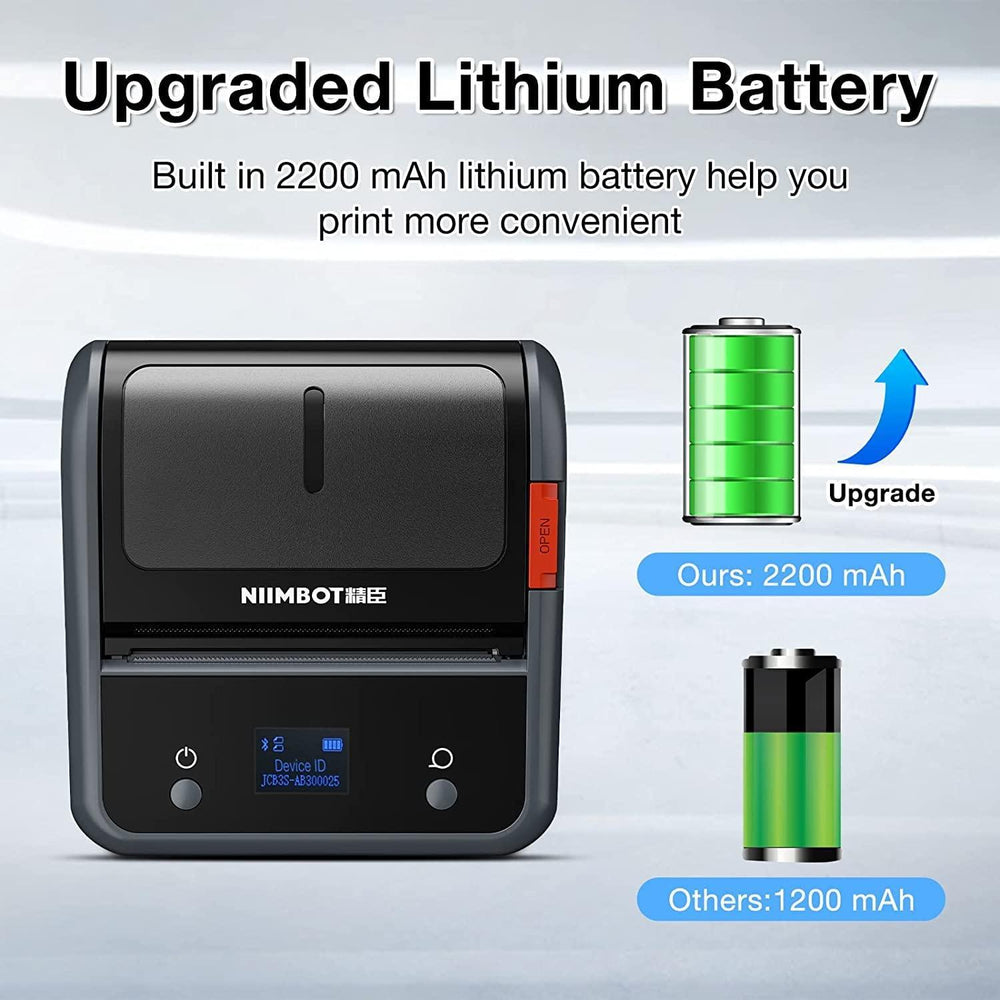 NIIMBOT B3S Label Printer with Tape - Streamline Your Labeling and Receipt Printing - NIIMBOT