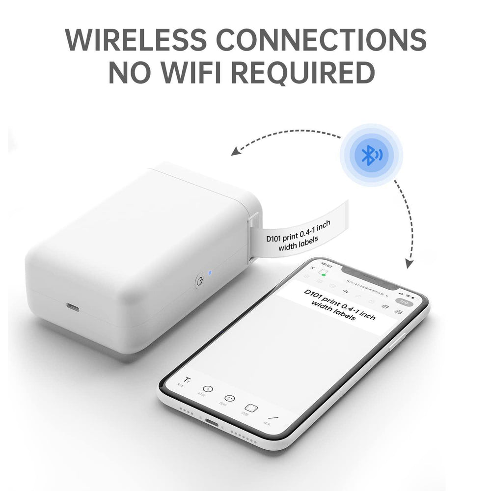 NIIMBOT D101 Inkless Label Printer with Tape