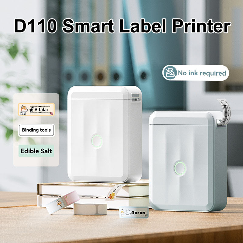 D110 Upgraded Bluetooth Printer for Office, Home, Kitchen, School