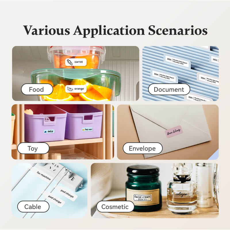 D110 Upgraded Bluetooth Printer for Office, Home, Kitchen, School