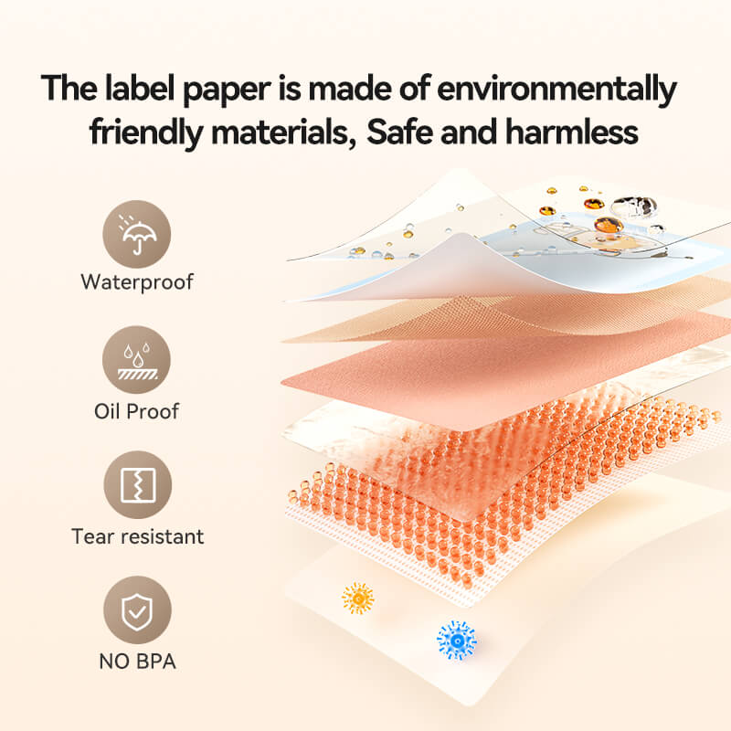 D110 Upgraded Bluetooth Printer for Office, Home, Kitchen, School