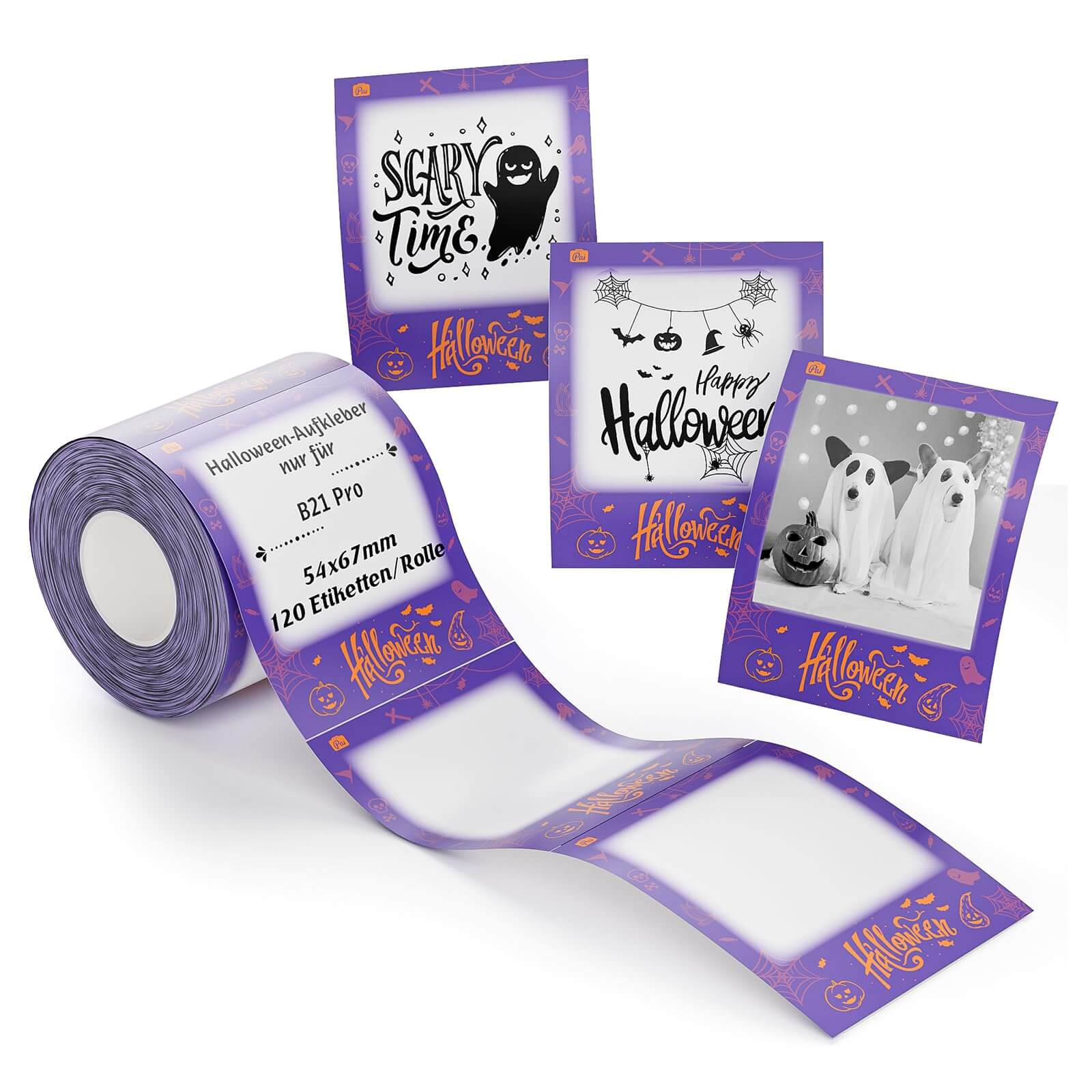 Photo Papers, Red&Black Labels for B21 Pro-37