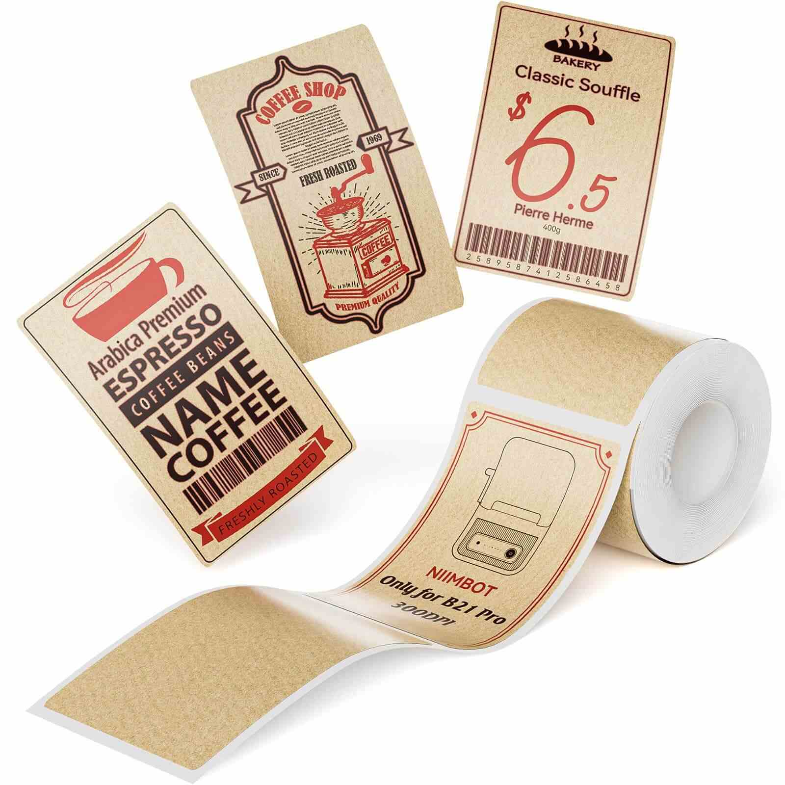 Photo Papers, Red&Black Labels for B21 Pro-26