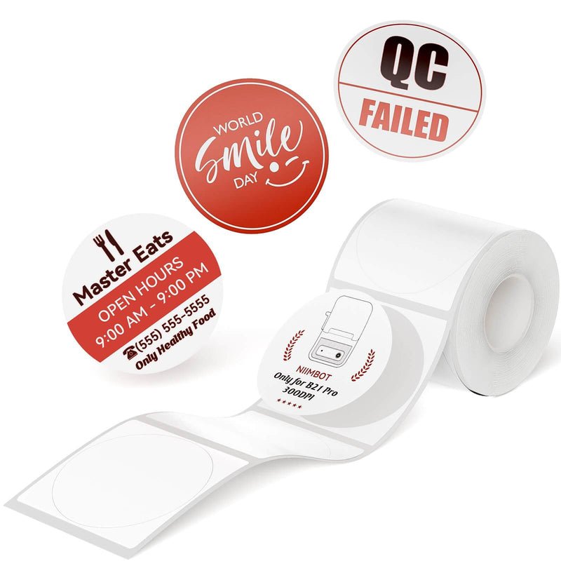 Photo Papers, Red&Black Labels for B21 Pro-30