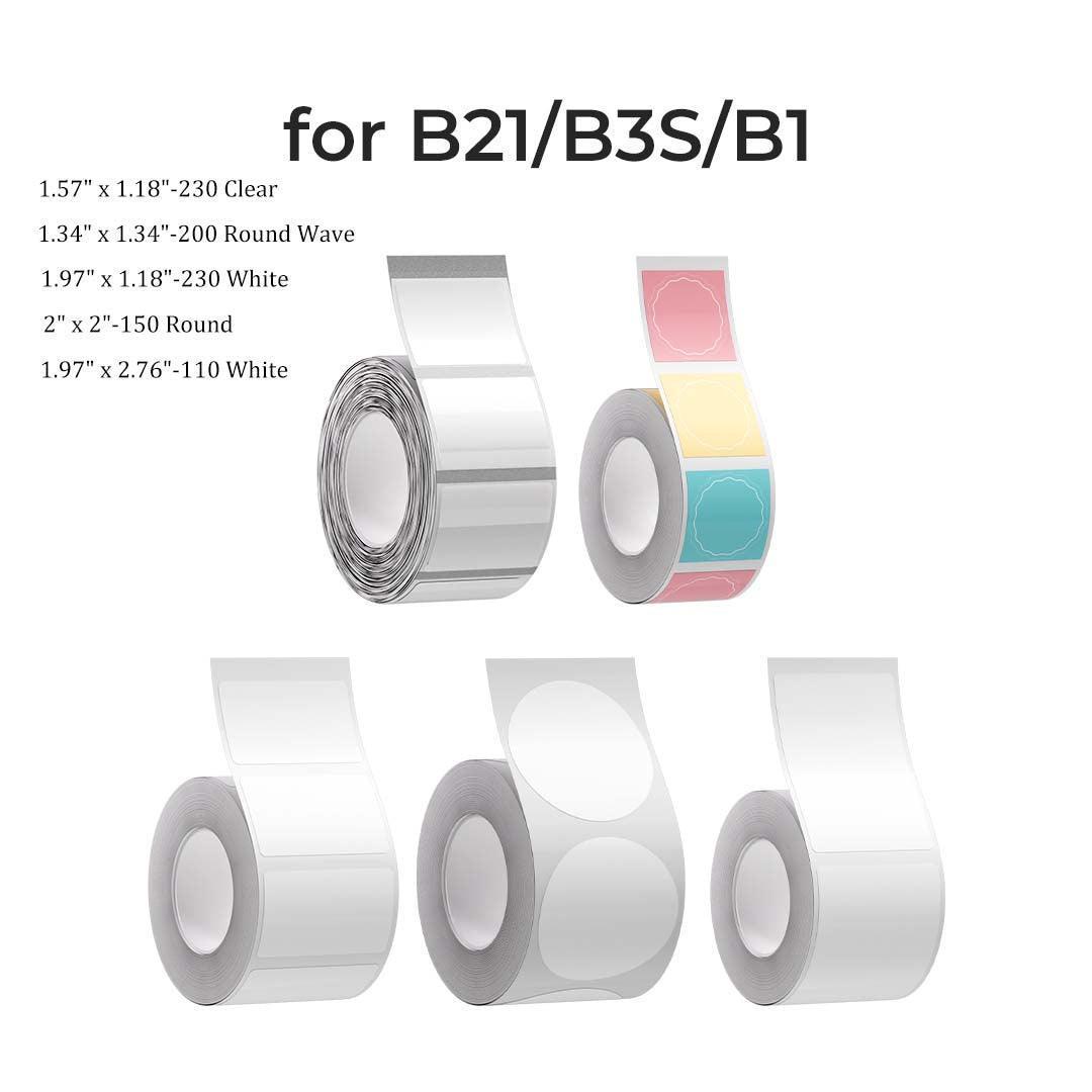 NIIMBOT Label Paper Set for B21/B3S/B1 - NIIMBOT