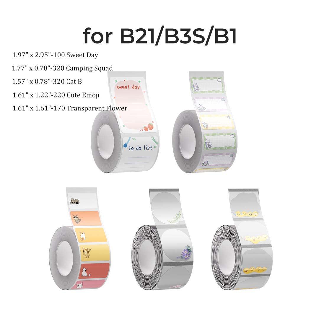 NIIMBOT Label Paper Set for B21/B3S/B1 - NIIMBOT