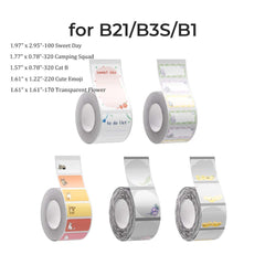 NIIMBOT Label Paper Set for B21/B3S/B1 - NIIMBOT