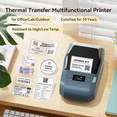 M2 Thermal Transfer Label Maker, Smart Color Printing with Phones & PC for Office, Outdoor Equipment-13