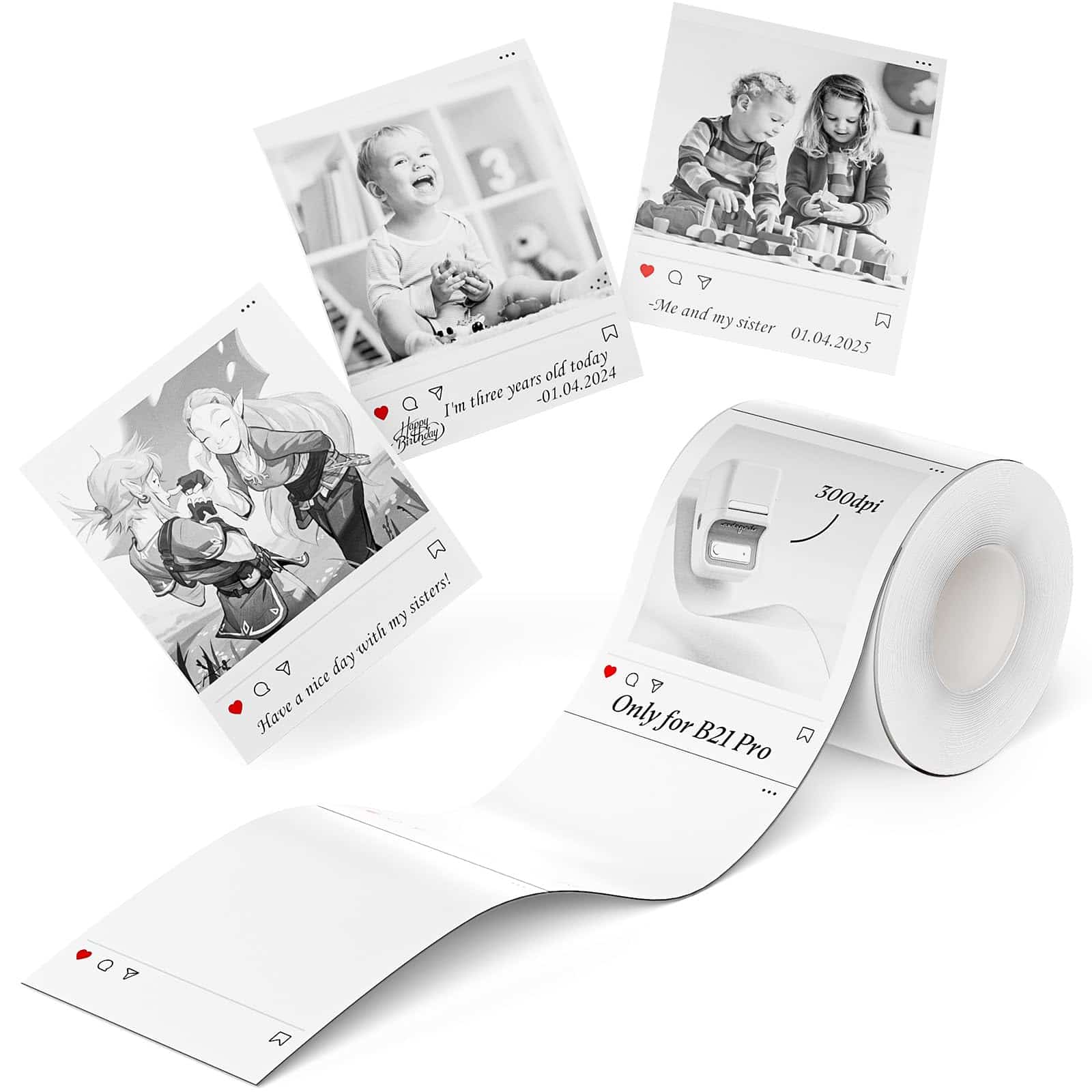 niimbot photo label sticker