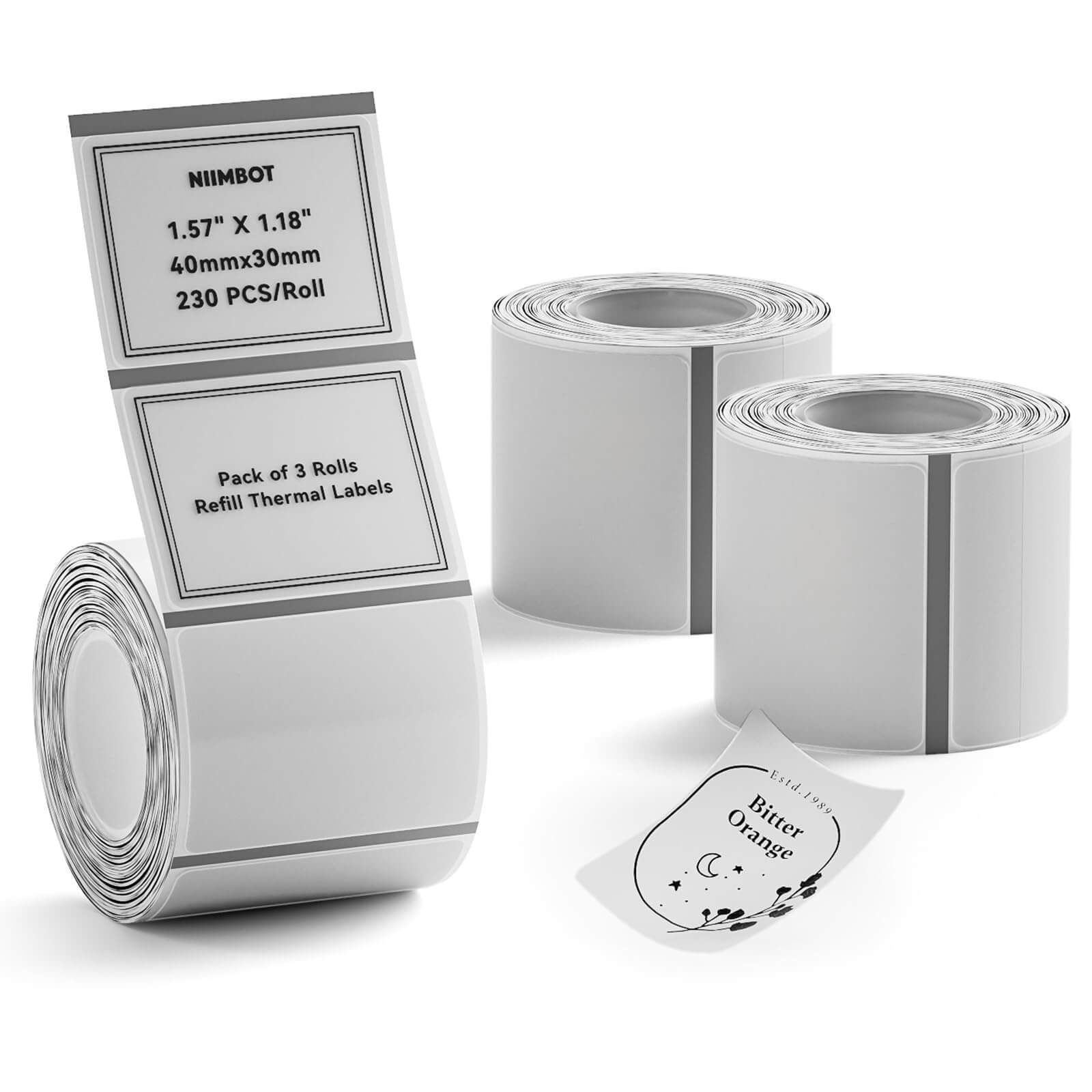 Clear Label Tape for B21, B1, B3S, B4, K3-26