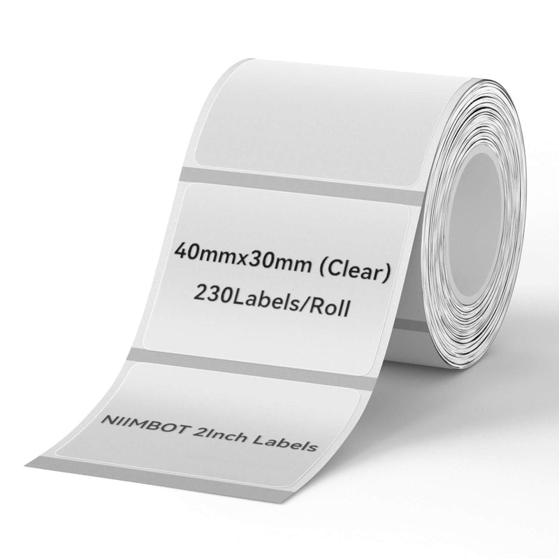 Clear Label Tape for B21, B1, B3S, B4, K3-23