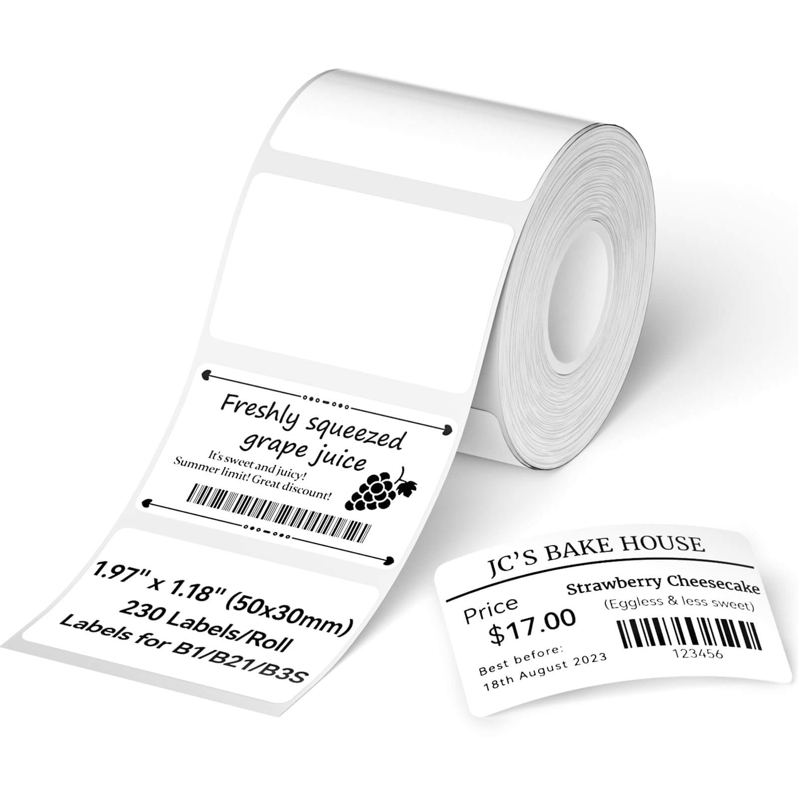 White Label for B21, B1, B3S, B4, K3-54