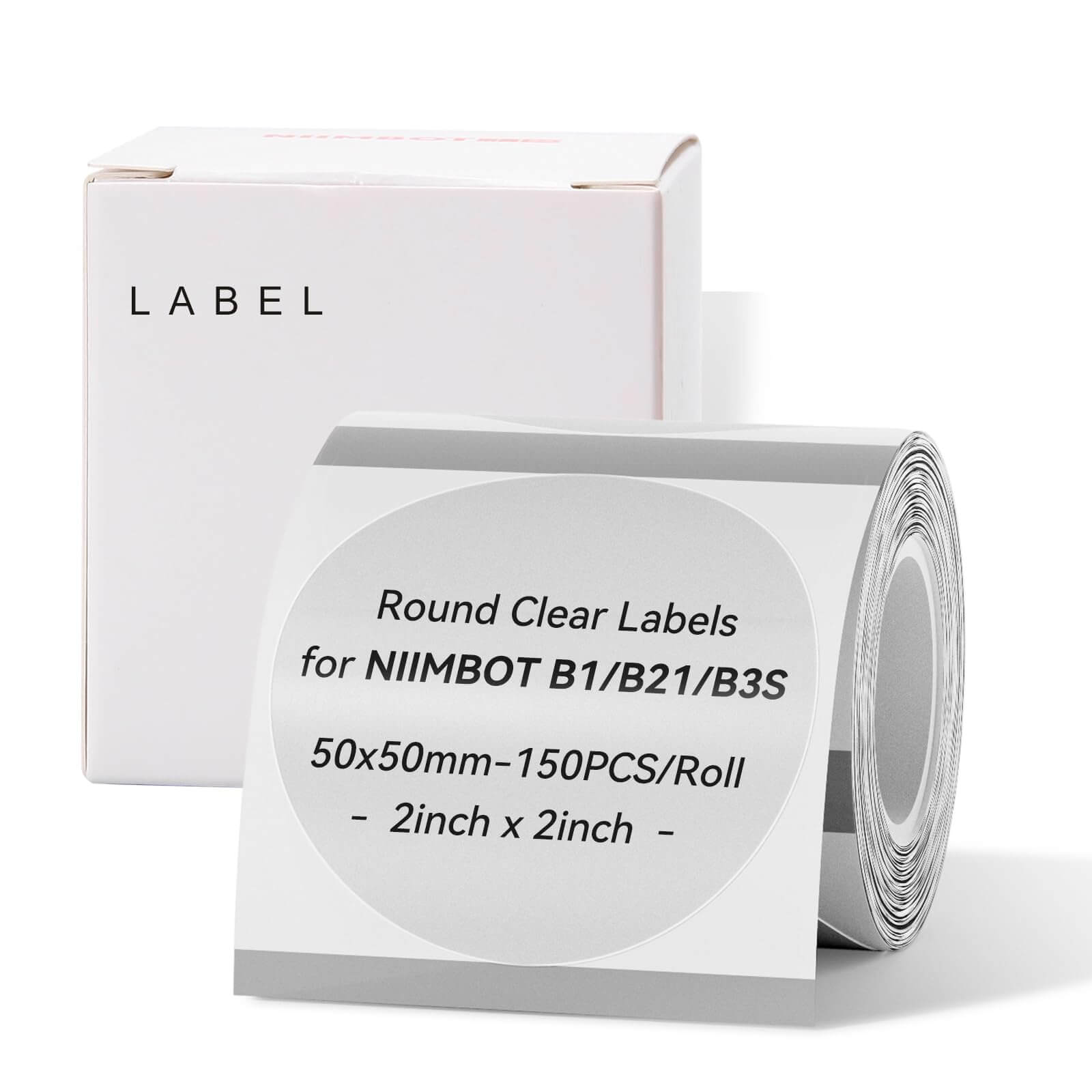 Clear Label Tape for B21, B1, B3S, B4, K3-24
