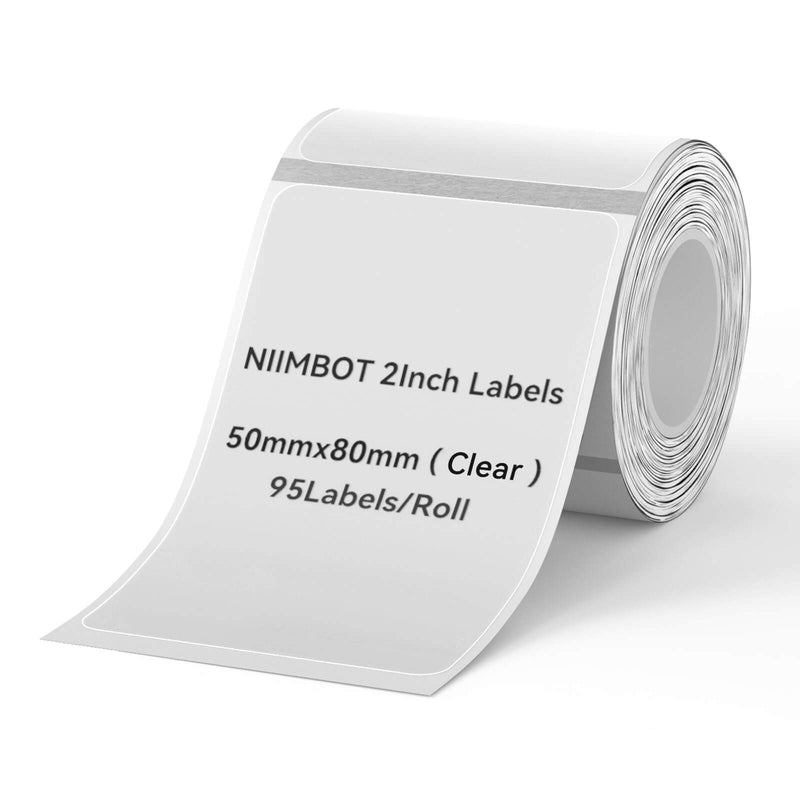 Clear Label Tape for B21, B1, B3S, B4, K3-25