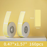 NIIMBOT Label 0.47" x 1.57"-160pcs(12*40mm) for D11/D110/D101 - NIIMBOT