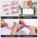 NIIMBOT Label 0.47" x 1.57"-160pcs(12*40mm) for D11/D110/D101 - NIIMBOT
