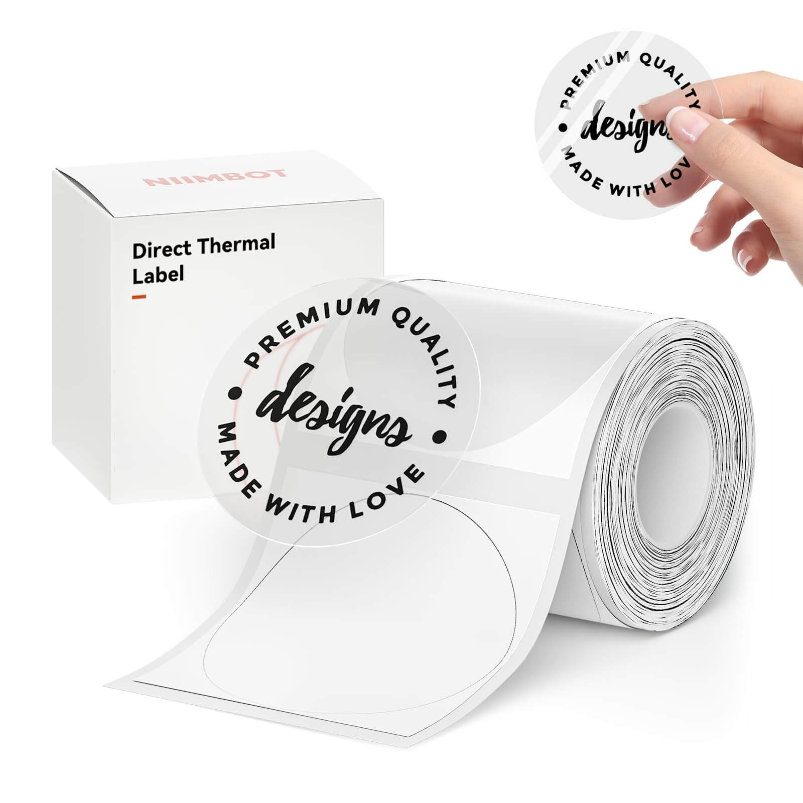 Clear Label Tape for B21, B1, B3S, B4, K3-28
