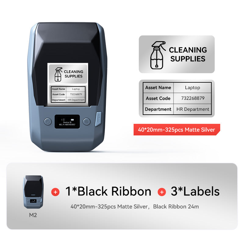 M2 Vial Label Printer, Smart Color Printing with Phones & PC for Home/Business/Lab-14