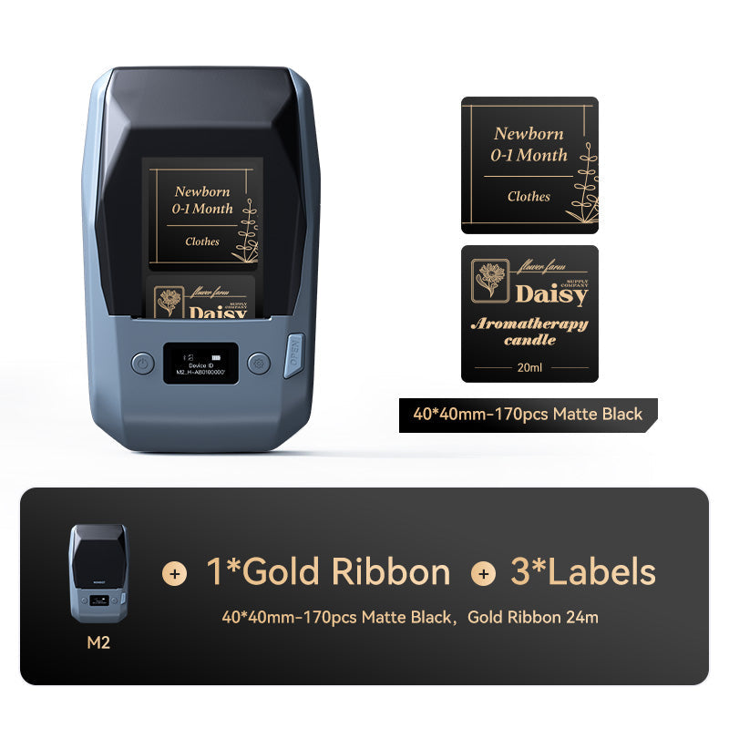 M2 Vial Label Printer, Smart Color Printing with Phones & PC for Home/Business/Lab-12