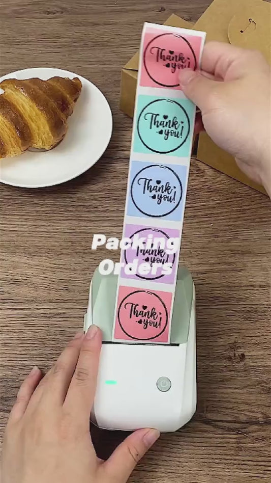 B1 Inkless Thermal Label Printer, Create Professional Business Labels with Ease