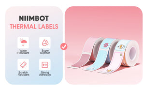 NiimBot D11/D110/D101 Glow-in-the-dark Switch Home Stickers Thermal Label Roll Printing Paper for Thermal Label Printer