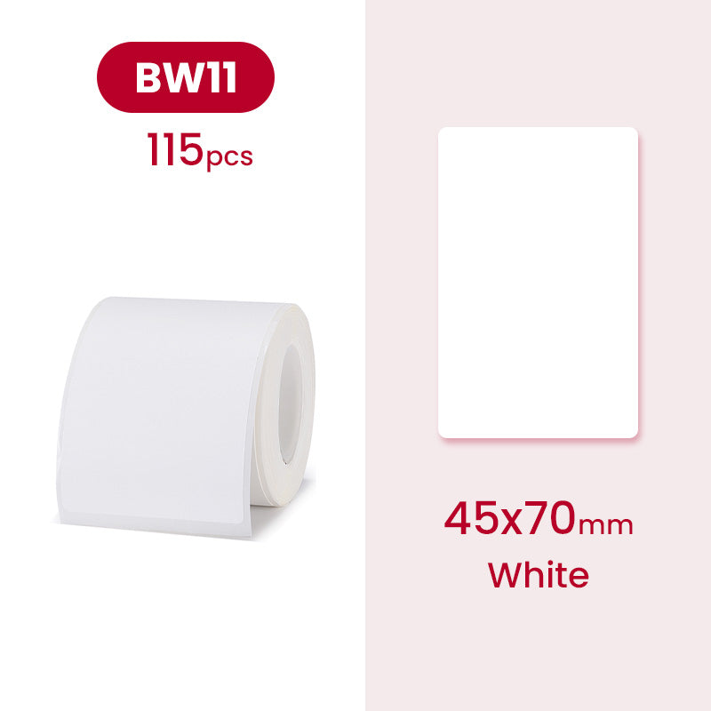 White Series Label Sticker for B21