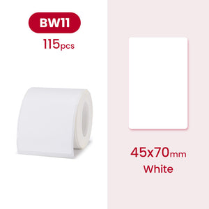 White Series Label Sticker for B21