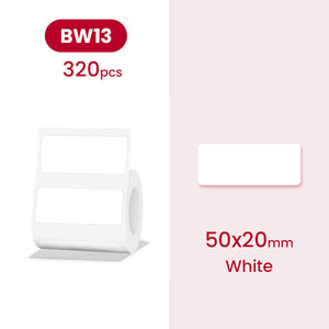 White Series Label Sticker for B21