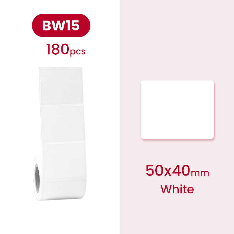 White Series Label Sticker for B21