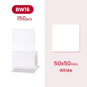 White Series Label Sticker for B21