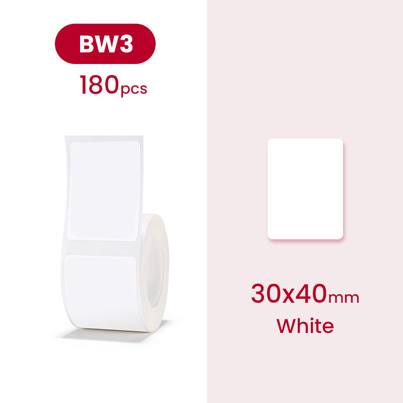 White Series Label Sticker for B21