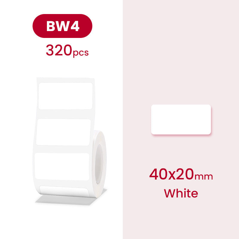 White Series Label Sticker for B21